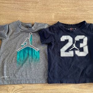 2 Jordan toddler boy tshirts - size 2T